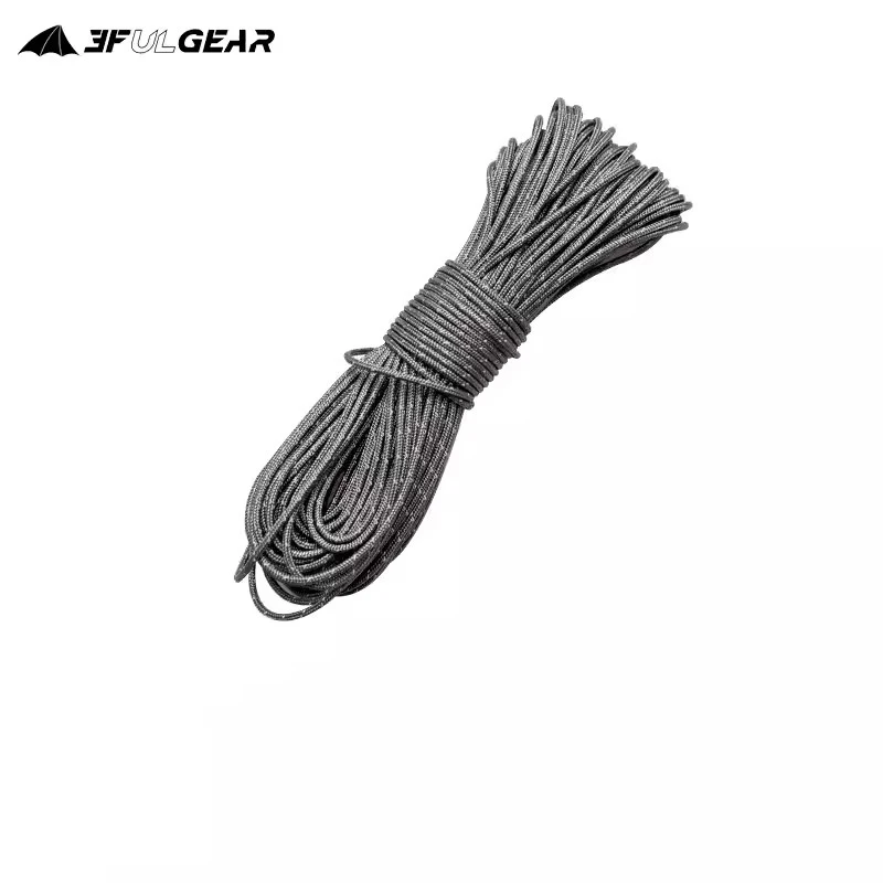 Фото 3F UL Gear 20 м UHMWPE светоотражающего тента веревка 1,5 мм Прочные наружные тенты для кемпинга веревка для ветра навес походная Палатка аксессуары №3
