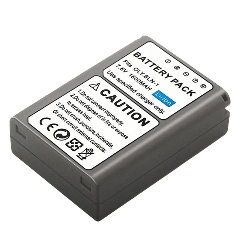 Фото 7,6 В, 1600 мАч, подходит для Olympus BLN1, аккумулятор для цифровой зеркальной камеры, литиевая батарея BLN-1 для E-M5 E-P5 E-M1 №3