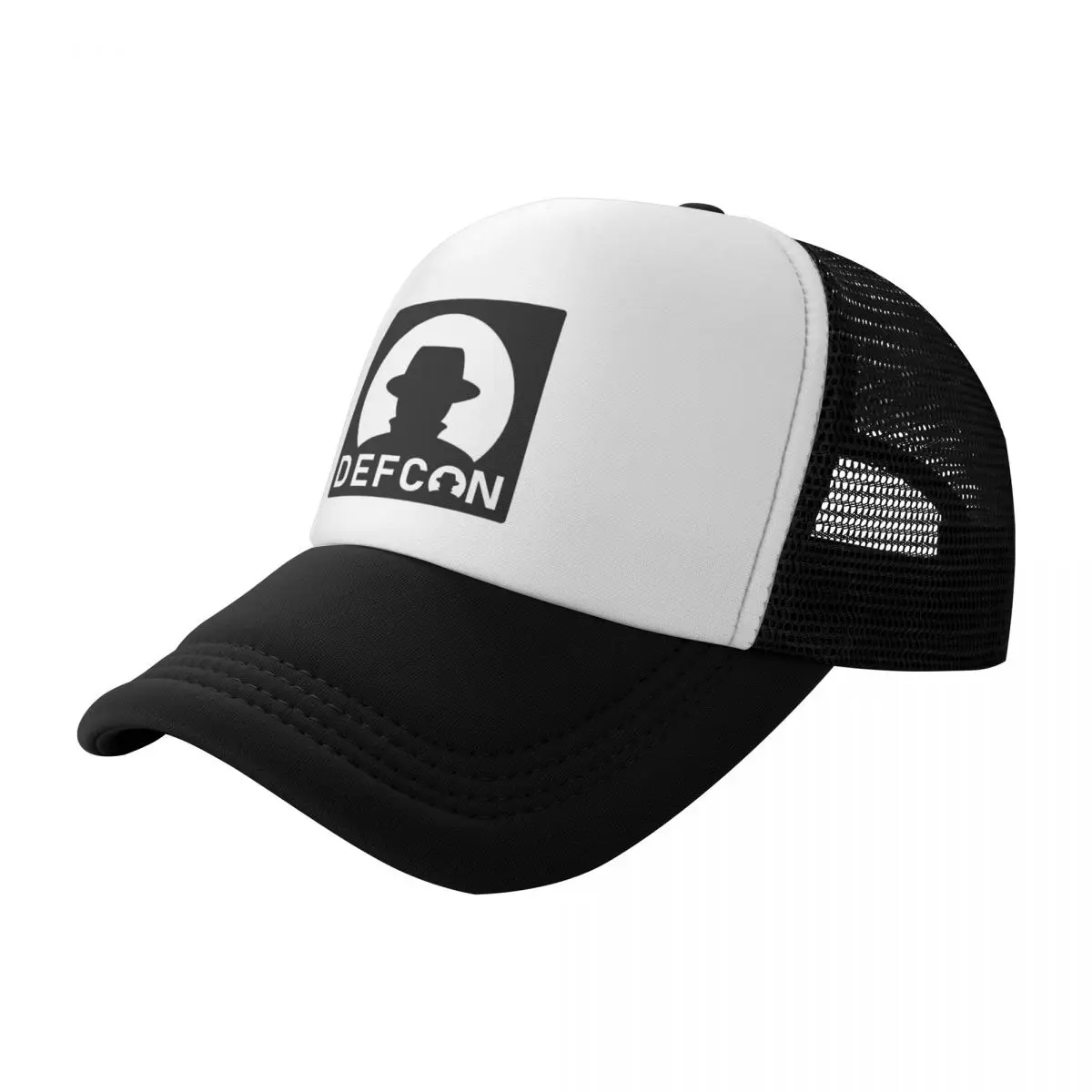 Черная шляпа Defcon Бейсбольная кепка Детская шляпа Рыболовная кепка Одежда для гольфа Женские шапки Мужские