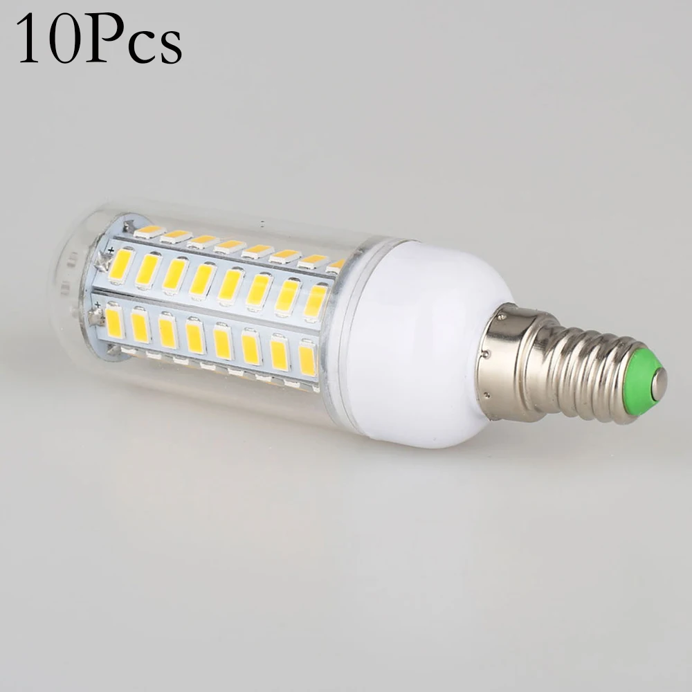 10X светодиодные кукурузные лампы 5730 Smd 260V 220V 240V светодиодные лампы E27 домашней техники E14 5000K Gu10 дневный свет E12 B22 базы G9 теплый белый