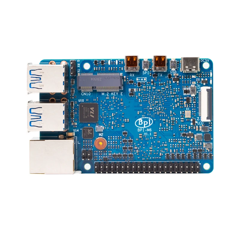 Фото Banane pi BPI-M6 synaptics Video mart vs680 quad-core Cortex-A73 4gb lpddr4 16gb emmc bis zu 6 .75tops phantasie ge9920 gpu №5