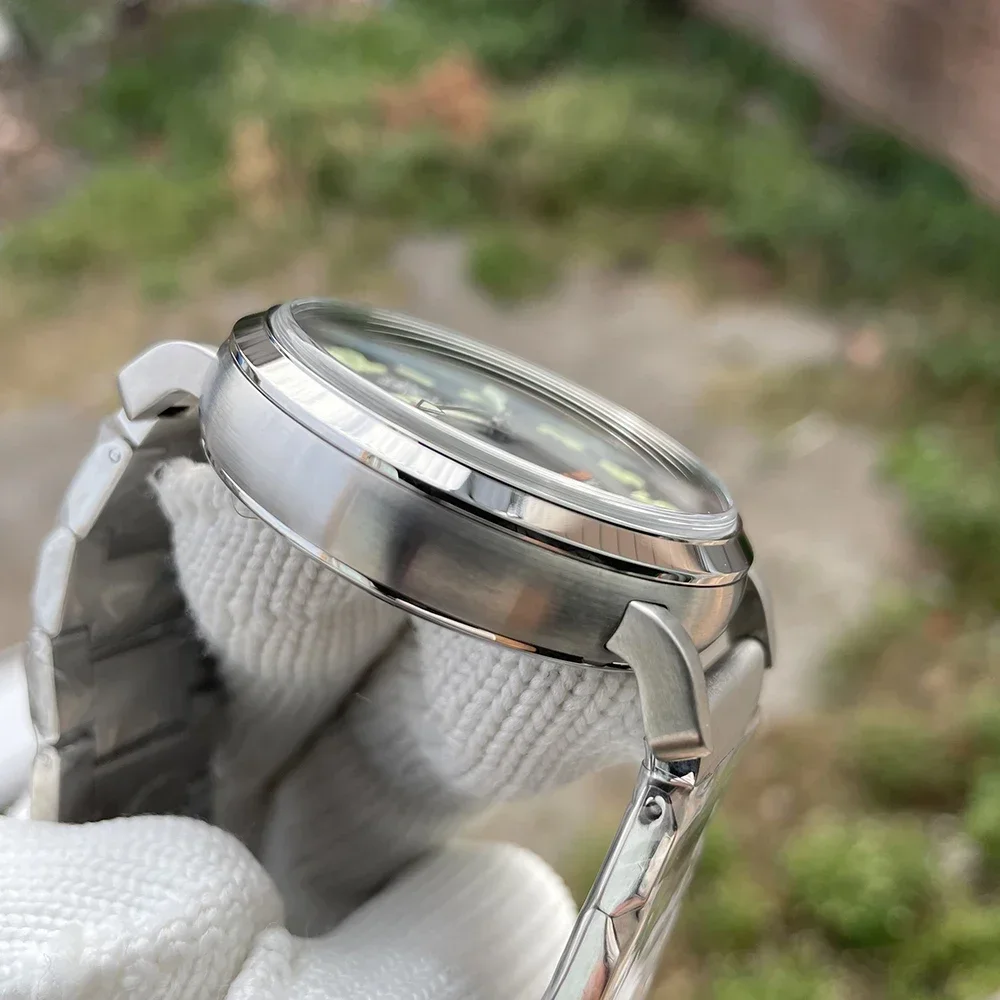 Фото STEELDIVE SD1903 Большой стальной корпус 46,5 мм C3 Светящееся 200 м Водонепроницаемое сапфировое стекло с AR-покрытием NH35 Механические мужские часы №5