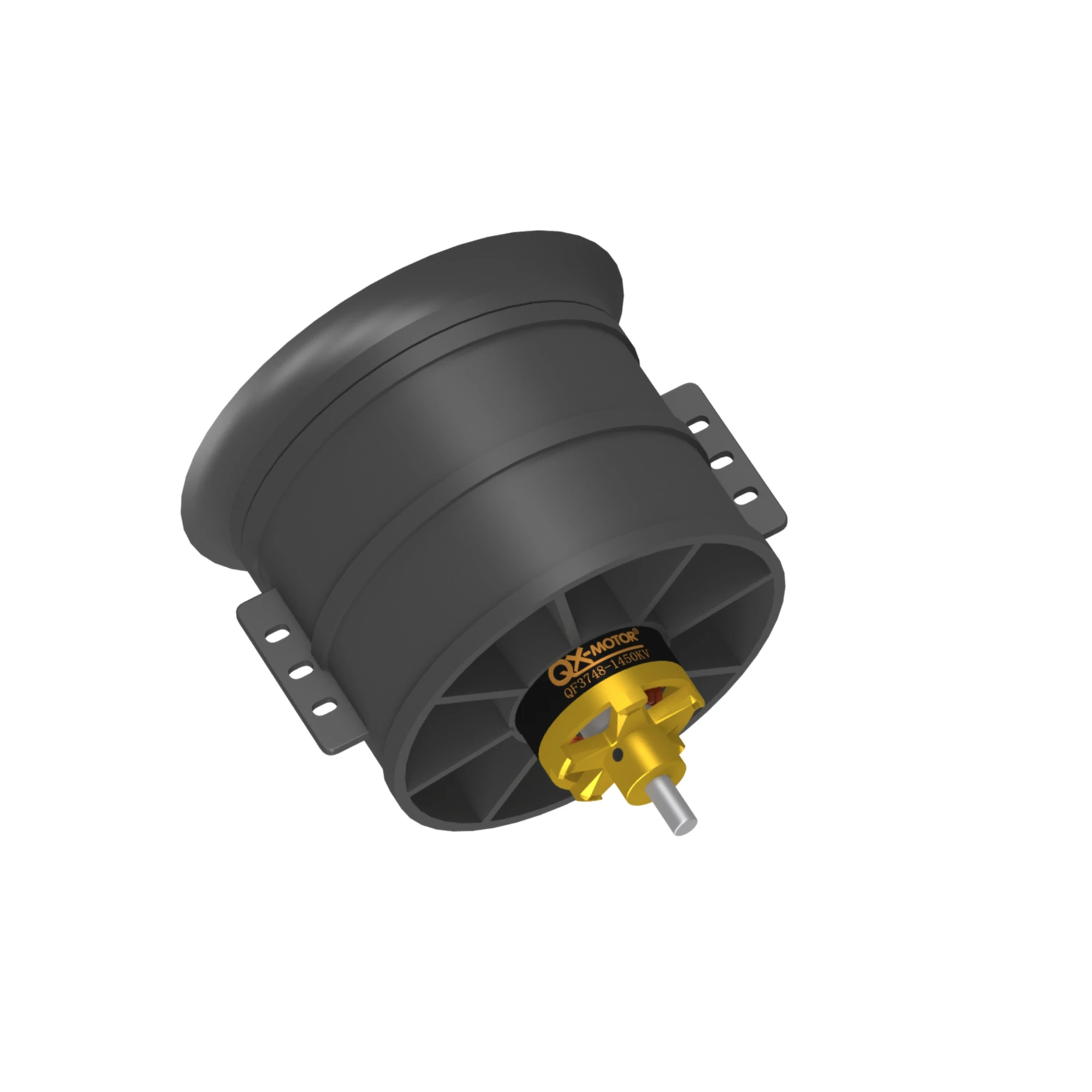 QX-MOTOR Бесщеточный двигатель 90 мм EDF 6S 12 лопастей Канальный вентилятор CW CCW QF3748 - 1450/1550 кв для игрушечной части с дистанционным управлением Радиоуправляемые игрушки