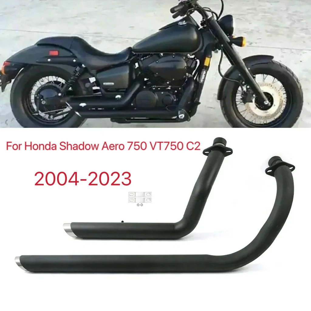 Для Honda Shadow Aero 750 VT750 C2 Phantom Spirit ACE VT750C VT400 комплект выхлопных труб мотоцикла со съемным глушителем