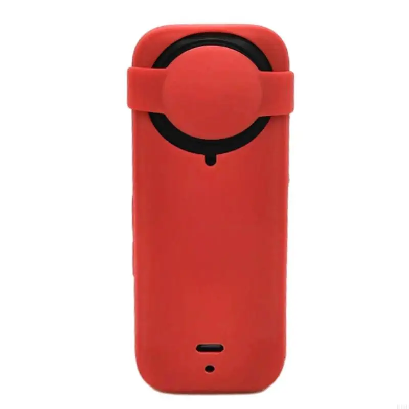 Фото D46B Силиконовый защитный корпус для 360 Panoramic Sports Camera Dust Protective Cover Lens Cover Cover Cover №2