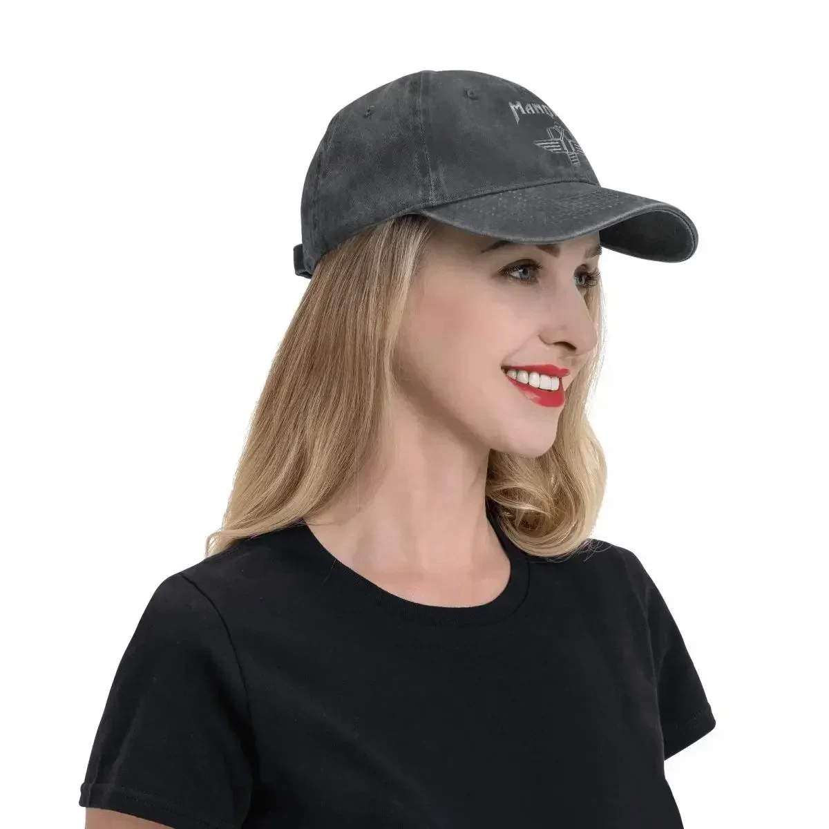Винтажная бейсболка Manowar Rock, унисекс, потертая джинсовая кепка Snapback, музыкальная кепка для тренировок на открытом воздухе, неструктурированная мягкая шапка (art.: 3920d1ccd9564) - 3920d1ccd9564
