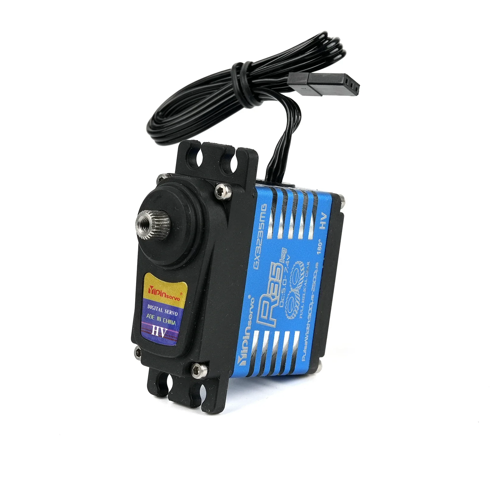 YP3235SMG 35 кг цифровой серводвигатель с высоким крутящим моментом, полуметаллический, 180 градусов, угол управления, IP68 для 1:8 1:10 TRX6 Scx10 RC Crawler (art.: 3920caa45a8ff) - 3920caa45a8ff