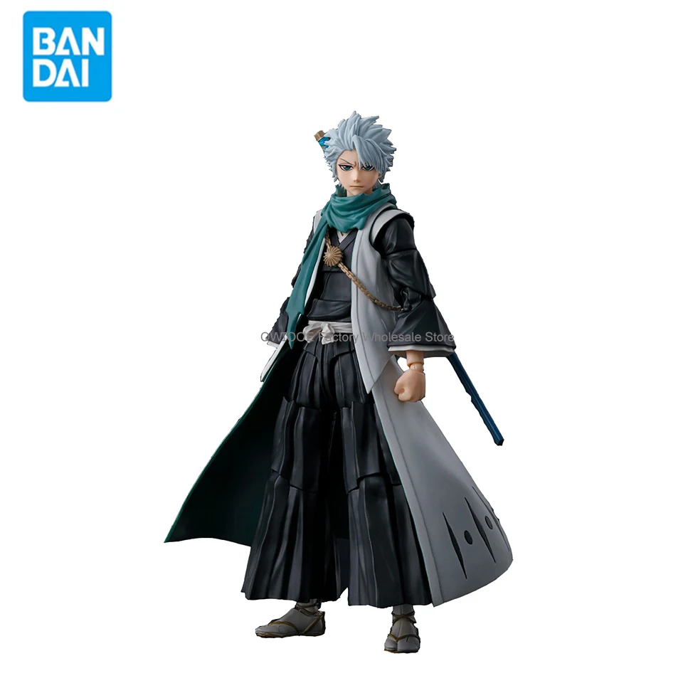 Оригинальная подлинная Bandai SHF BLEACH 13,5 см Hitsugaya Toushirou подвижная аниме-фигурка модель куклы коллекционные подарки QWIOOE оптовая продажа