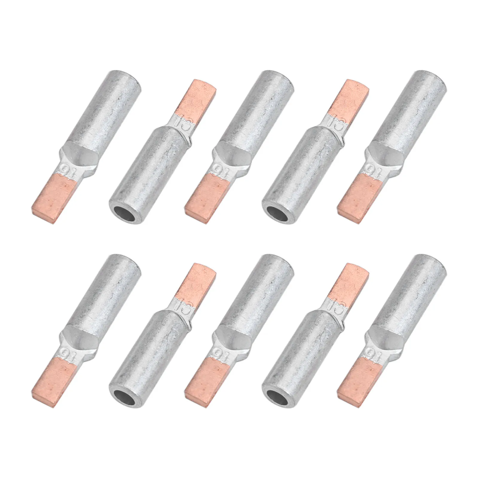 Фото 10PCS Cable Connector Terminal  Copper Aluminum DTLC-16 Cable Crimp Terminals For Electric Meter Box Wire Connector Terminal №5