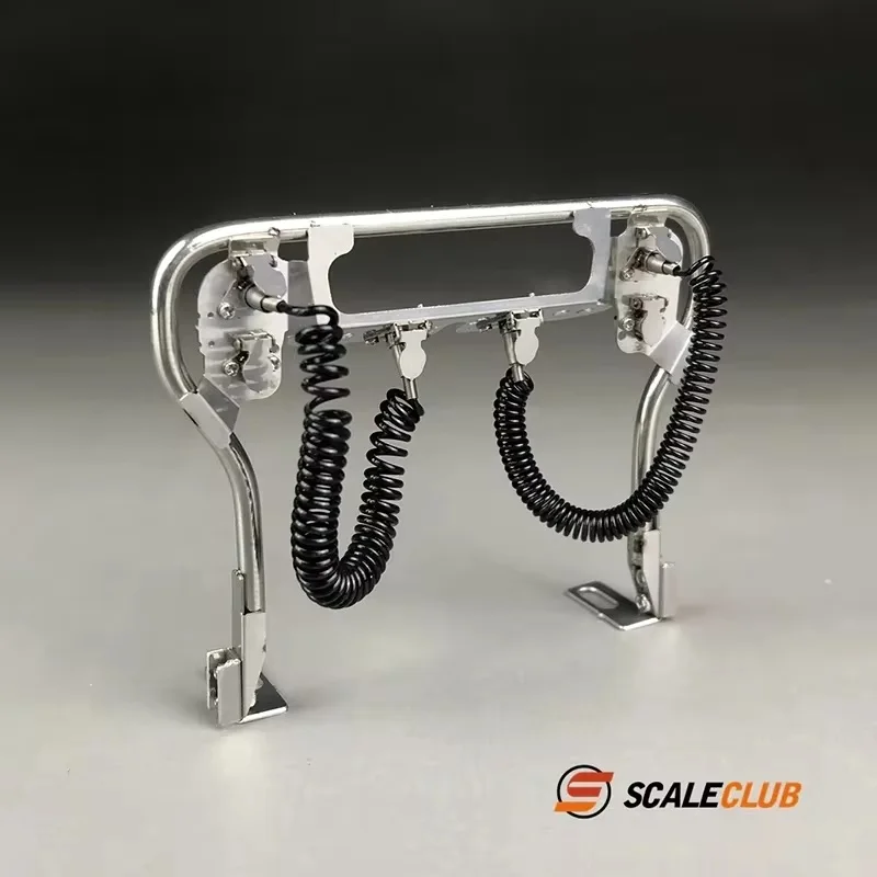 Фото Scaleclub Моделирование трахеи Стенд Проволочная стойка 1:14 Для Tamiya Lesu Для Scania Man Actros Volvo Автозапчасти Радиоуправляемый грузовик Прицеп Самосвал №3