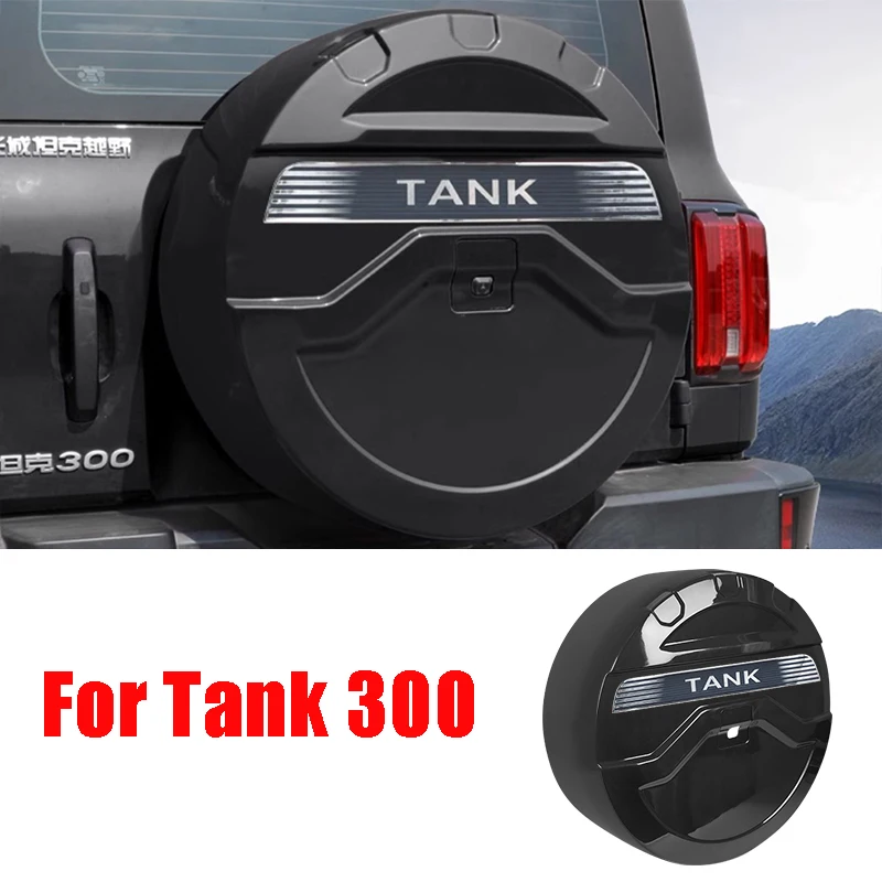 Для Great Wall Tank 300 TANK 300, чехол для запасного колеса с модификацией света, защитный чехол для запасного колеса, внешние аксессуары