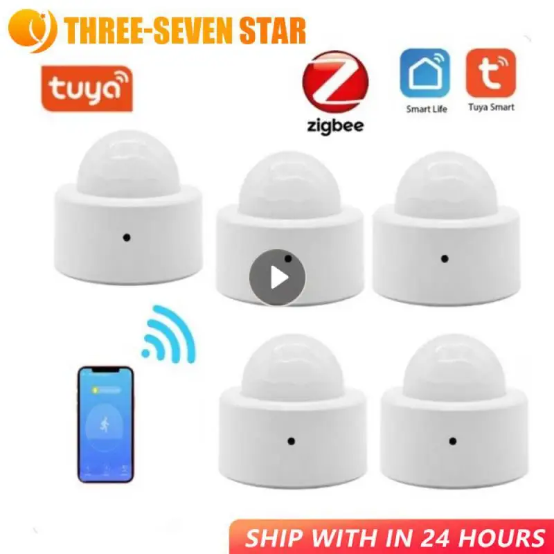 Мини-детектор движения тела Tuya Zigbee 3,0 с датчиком яркости и яркости