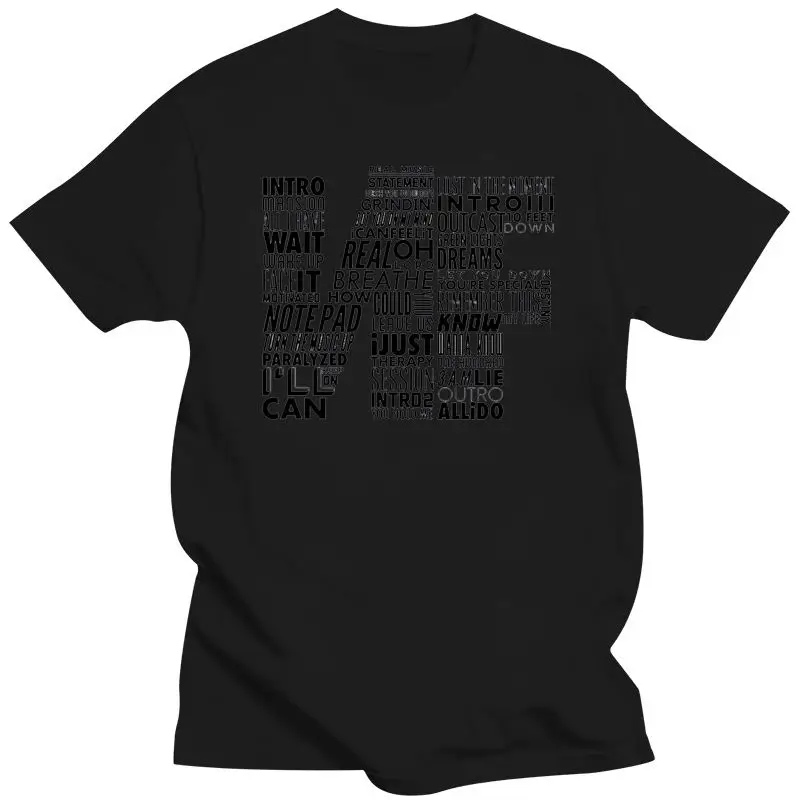 Мужская одежда NF Rapper Shirt - NF Rapper - Word рубашка из хлопка в стиле хип-хоп