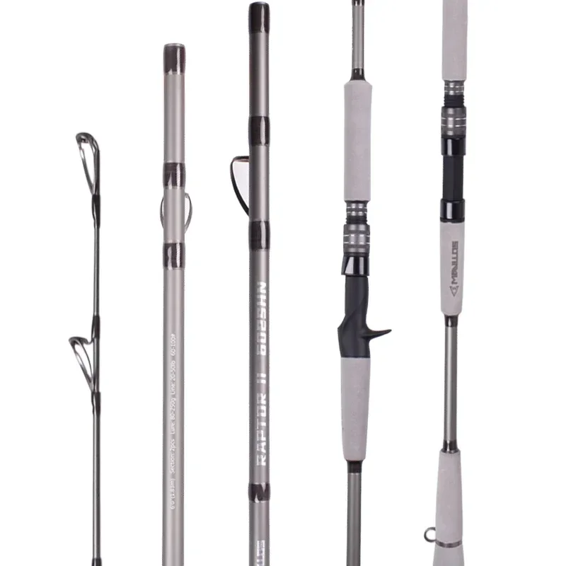 Mavllos RaptorII Jigging Rod Casting Fishing, карбоновый наконечник M, приманка 80-250 г, леска 20-50 фунтов, спиннинговая удочка для морской ловли тунца