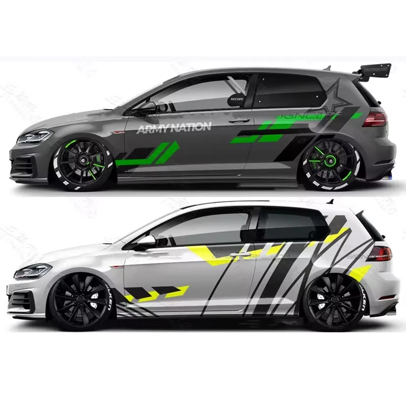 Автомобильные аксессуары для Vw Polo Lanlan Golf 7, виниловый капюшон, пользовательские автомобильные наклейки для Golf 7 Gti, автомобильные товары для Golf R 5, спортивная наклейка на тело