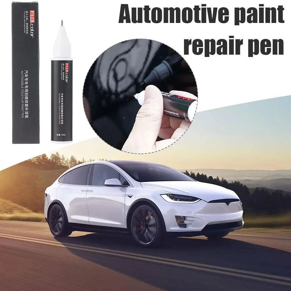 Ручка-фиксатор для ремонта краски Tesla, колесо для удаления царапин, белый, черный, серебристый, красный, синий