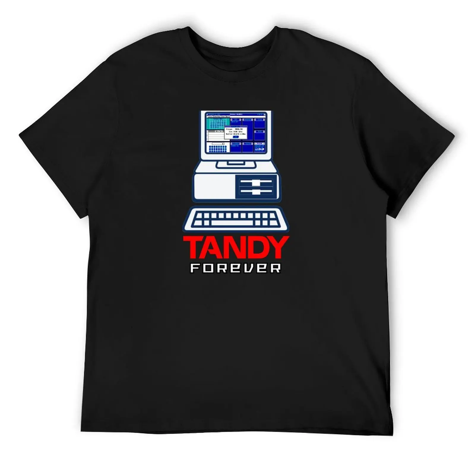 Винтажная компьютерная футболка Tandy Forever, эстетичная одежда, новые подарки и футболки, мужская футболка