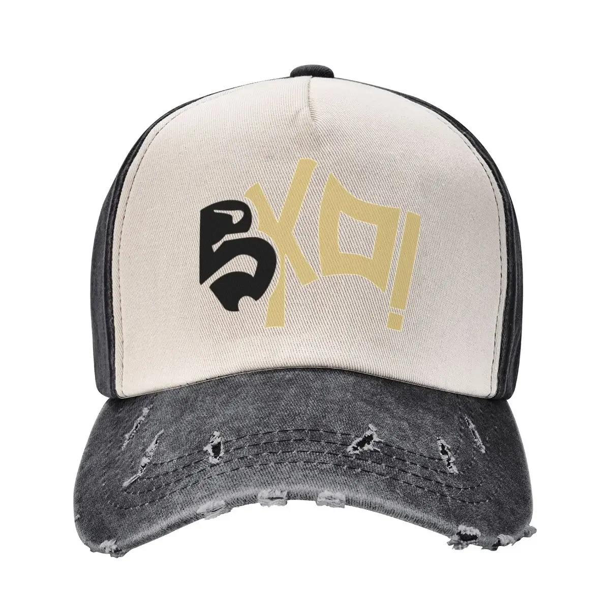 Sko Buffs Design (черный и золотой) Бейсболка Новая шляпа Рыболовная шляпа Бейсбольная кепка Папа шляпа Женская пляжная аутлет 2025 Мужская