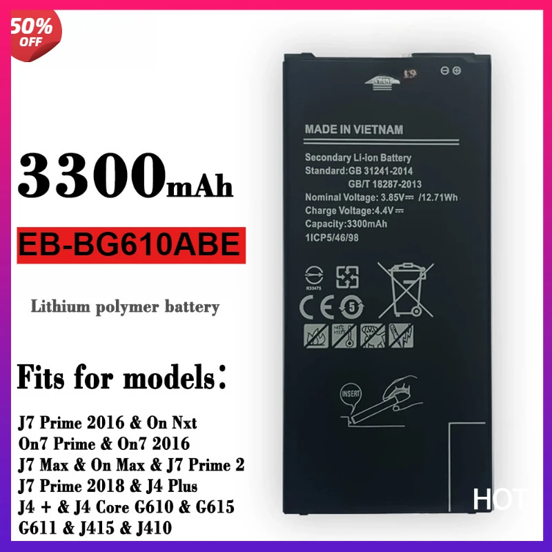 Новый аккумулятор для Samsung Galaxy Neo 2015 J7009 J7000 J7008 J700F SM-J700f EB-BJ700BBC EB-BJ700CBE J7 Core/Prime, J7 2015 2016 2017