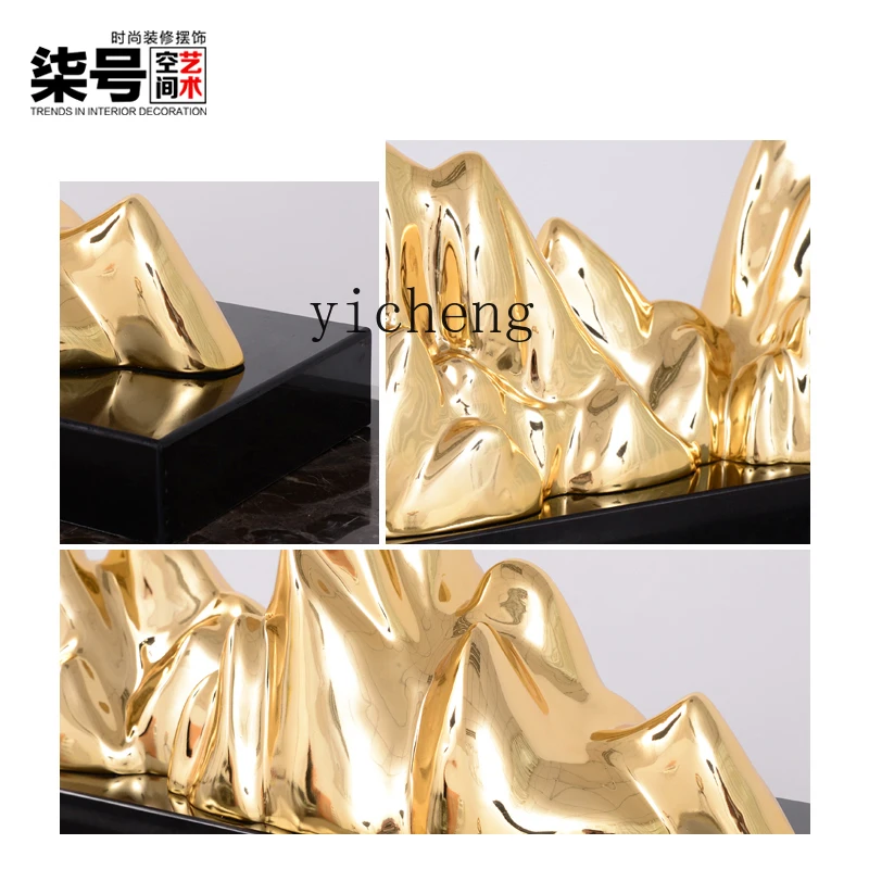 ZC офисное украшение Lucky Jinshan Yinshan, украшение для вестибюля отеля, гальваническая скульптура, украшение (art.: 3920cf2ed489c) - 3920cf2ed489c