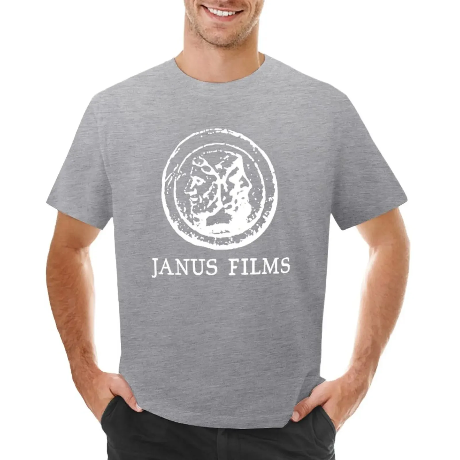 Футболки для мужчин из хлопка Janus футболка с фильмами с индивидуальным дизайном