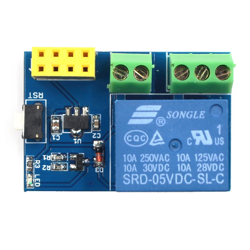 Фото Реле ESP8266 ESP-01/01S 5 В, беспроводной модуль Wi-Fi, умная розетка с управлением через приложение для смартфона, переключатель управления умным домом №3