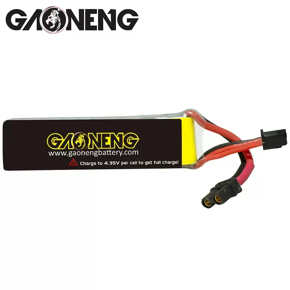 Фото GAONENG 2S/3S 90C GNB 530 мАч 7,6 В/11,4 В LIHV легкая литиевая батарея Lipo FPV запасные части для гонок фристайла №5