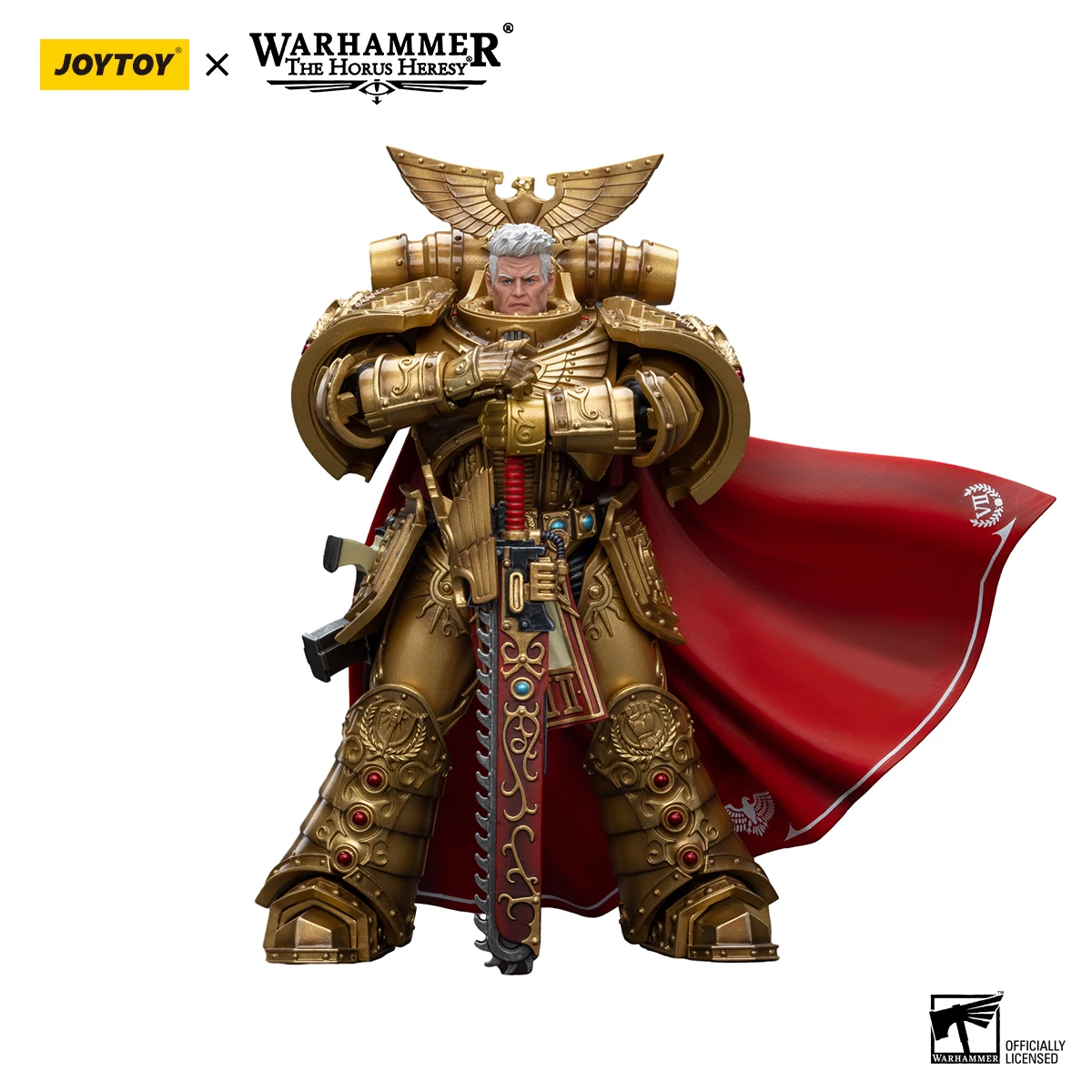 [В НАЛИЧИИ] JOYTOY Warhammer 30K 1/18 Фигурка Имперские кулаки Rogal Dorn, Primarch of the Vllth Legion Аниме Военная модель