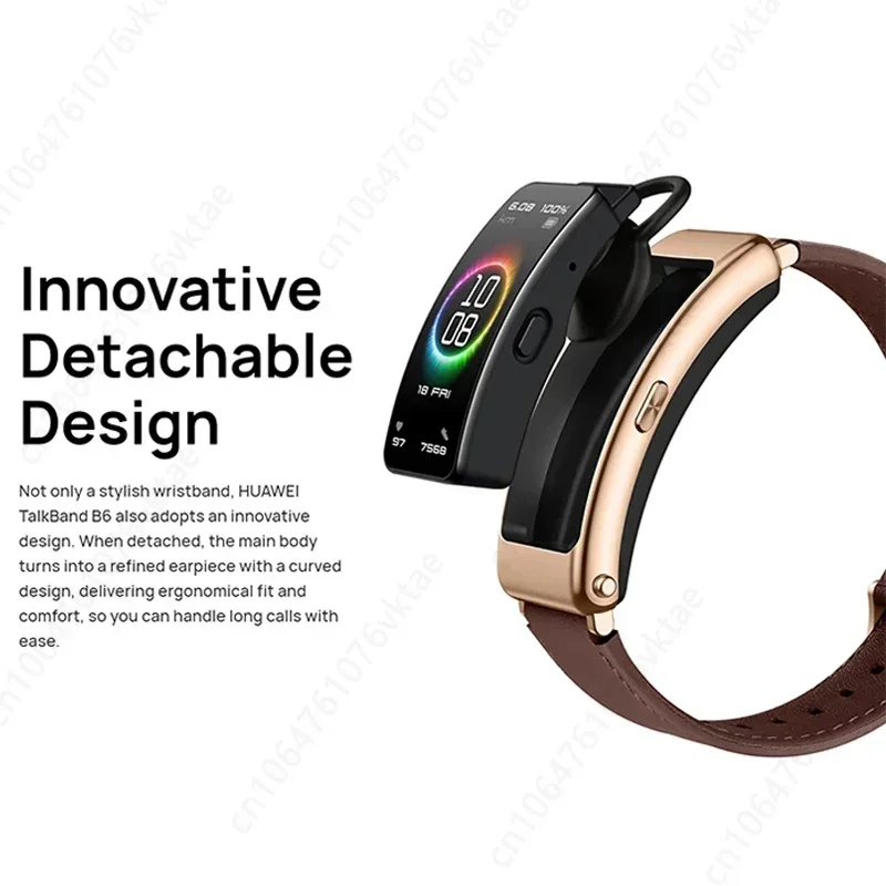 Смарт-браслет Huawei TalkBand B6 Bluetooth 5,2 1,53-дюймовый AMOLED-экран Кирин A1 Процессор Вызов Наушники Talk Band