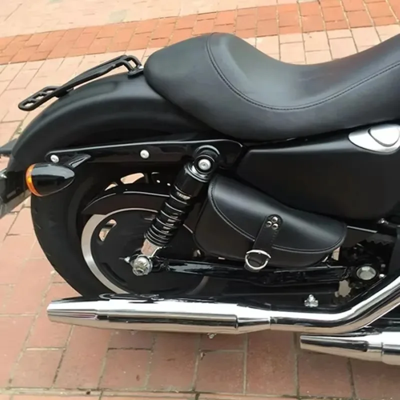 Фото Rea для Honda Shadow Aero 750 2003 2004, мотоцикл Harley Sportster, черный/хромированный багажник на заднее сиденье Solo, поддержка S №2
