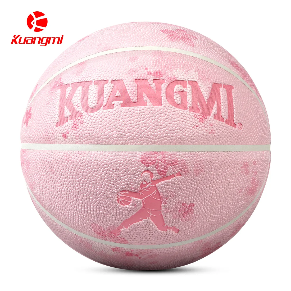 Баскетбольные мячи Kuangmi Sakura, размер 6, 7, высококачественные профессиональные мячи для соревнований, тренировок на открытом воздухе, в помещении
