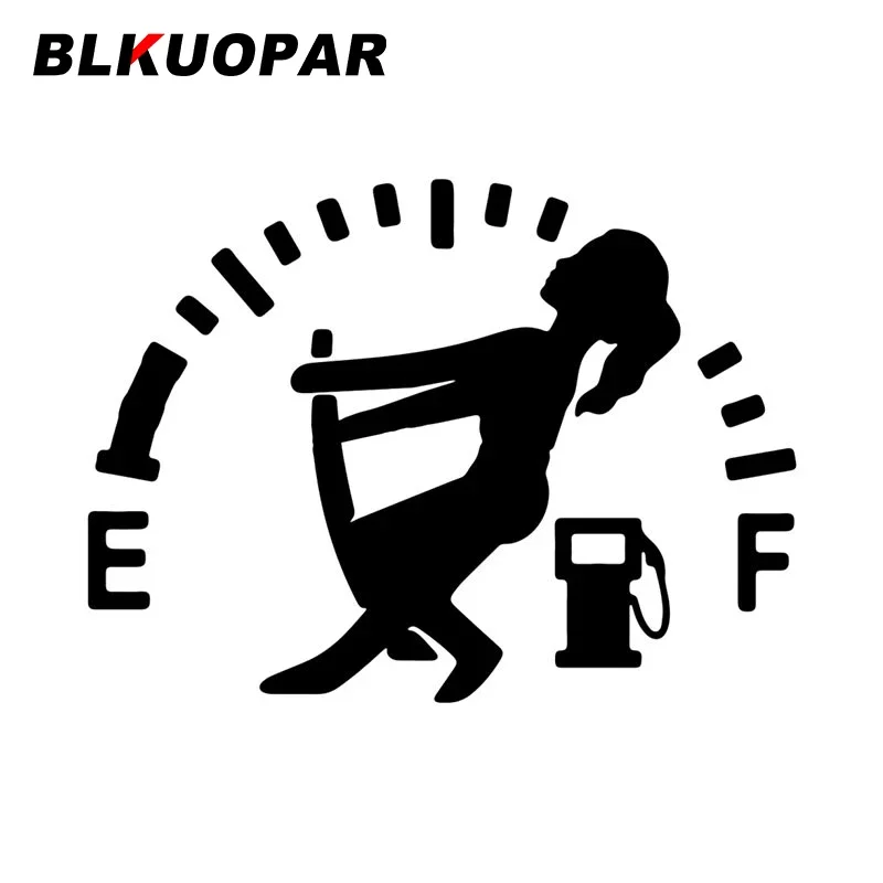 BLKUOPAR указатель топливного бака для полного Hellaflush, автомобильная наклейка, оригинальная солнцезащитная наклейка, вырезанный бампер, караван, автомобильные аксессуары