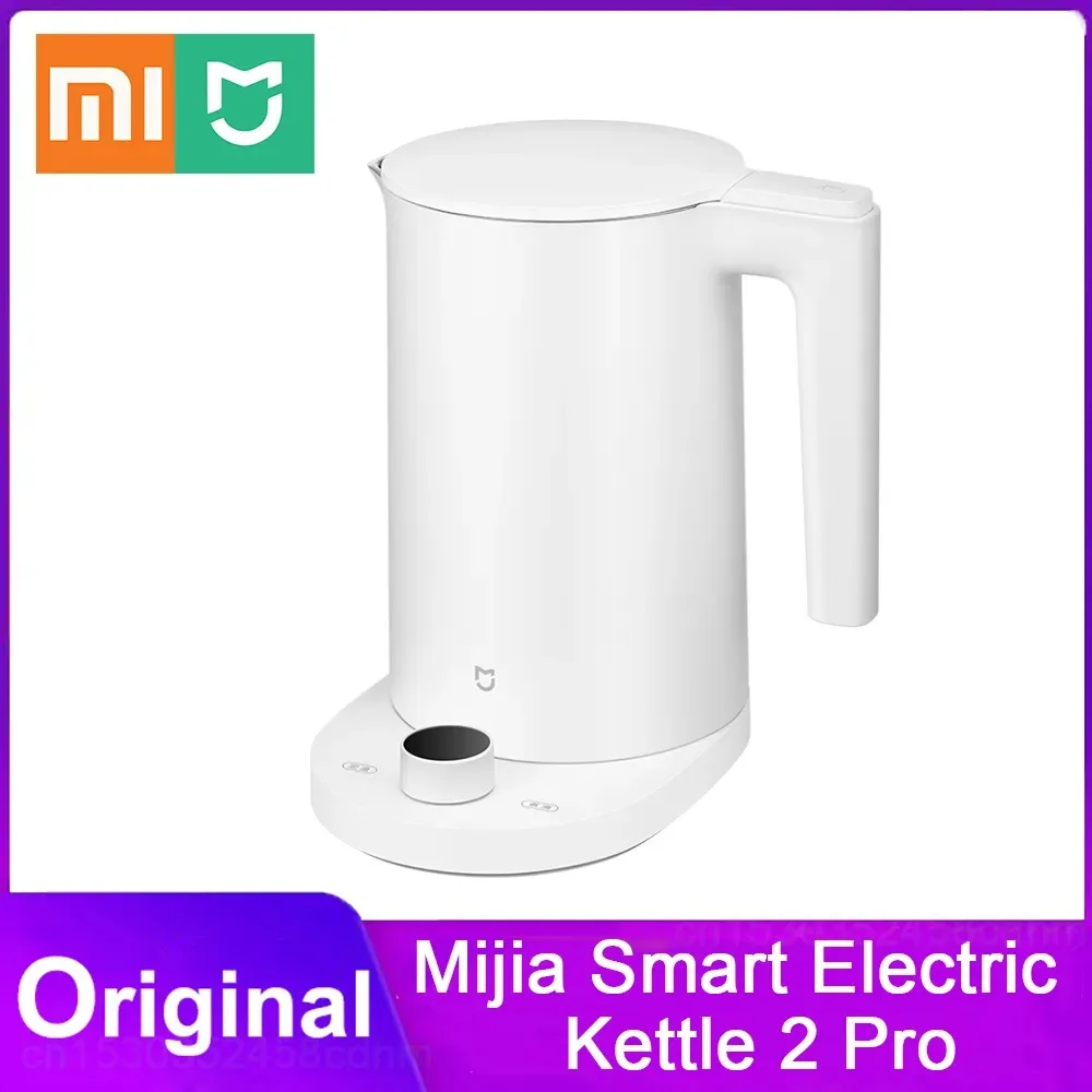 Термостатический Электрический чайник XIAOMI MIJIA 2 Pro, умный светодиодный экран, бесступенчатая регулировка температуры, чайник с управлением через приложение