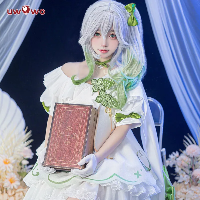 Фото В НАЛИЧИИ UWOWO Эксклюзивный Nahida Косплей Genshin Impact Fanart Nahida Милый костюм кролика Косплей Костюм Хэллоуин костюм №2