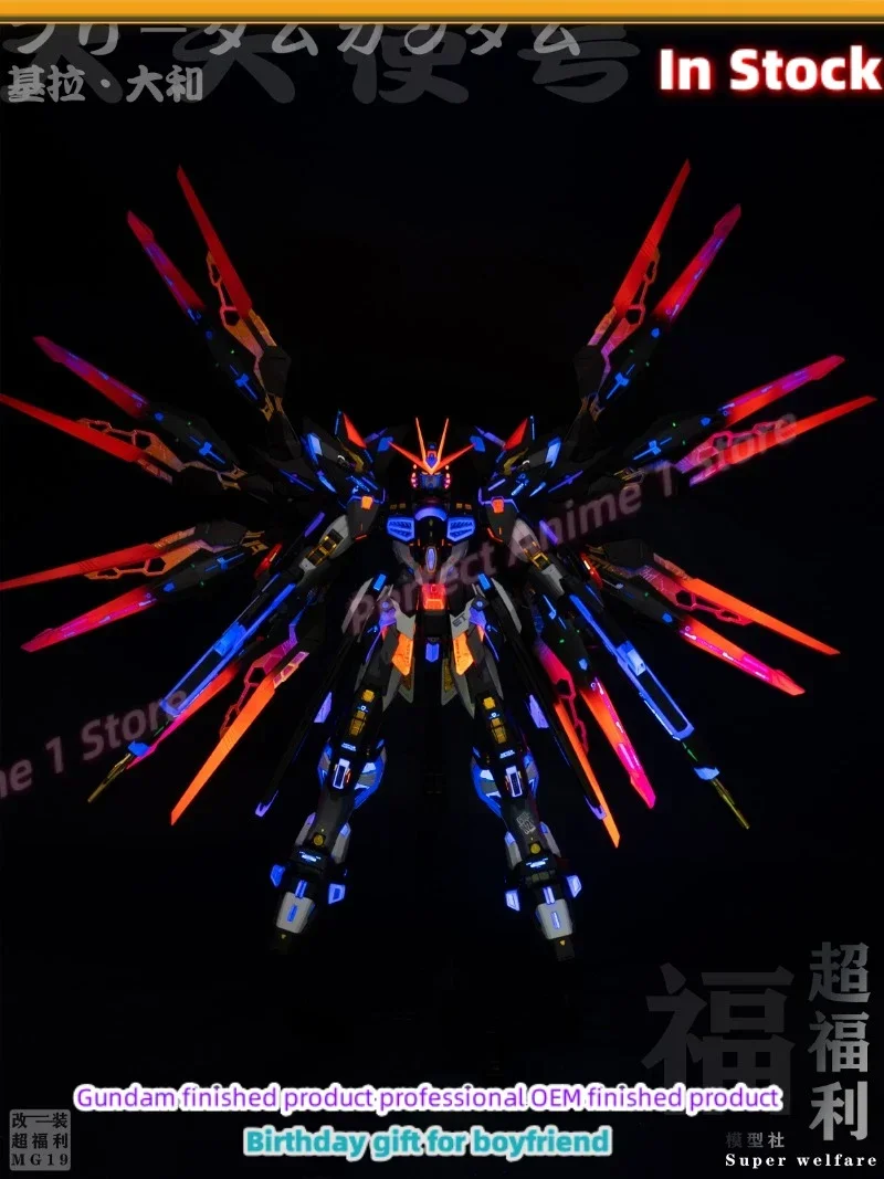 В наличии, готовая, Bandai MGEX Strike, Freedom, версия с изменением цвета, фигурка модели Reverse Red Strike