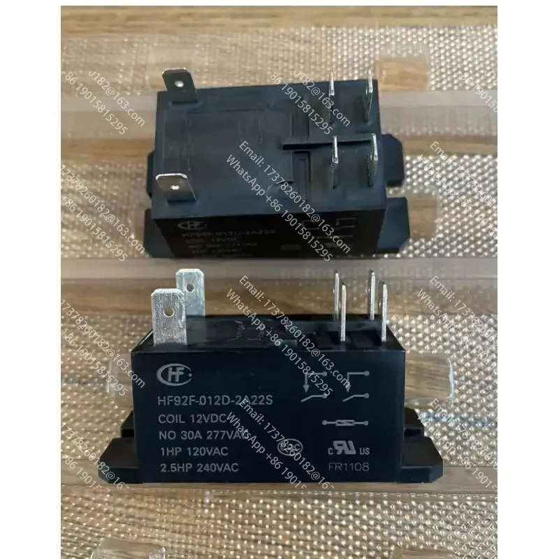 НОВОЕ реле 12 В HF92F012D2A22S 12 В 12 В постоянного тока 12 В 30 А 277 В переменного тока 4 контакта