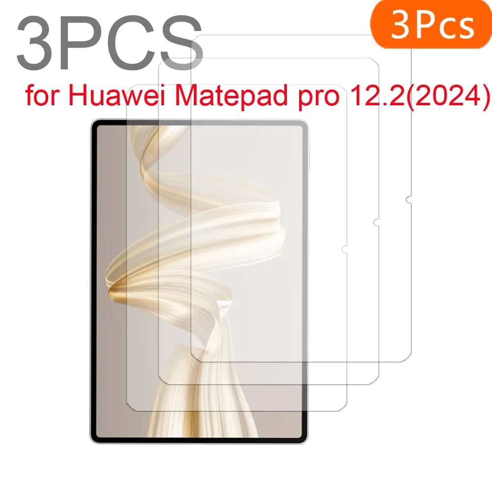 3 шт. стеклянная пленка для Huawei matepad pro 12,2 2024 12,2 дюйма, защитная пленка из закаленного стекла для планшета