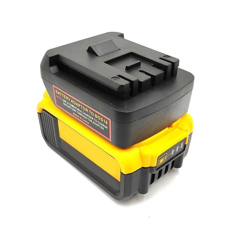 Фото Преобразователь для литий-ионных аккумуляторов Dewalt DCB серия 18 в 20 в Bosch 18 в адаптер для литий-ионных аккумуляторов преобразователь с функцией зарядки №4