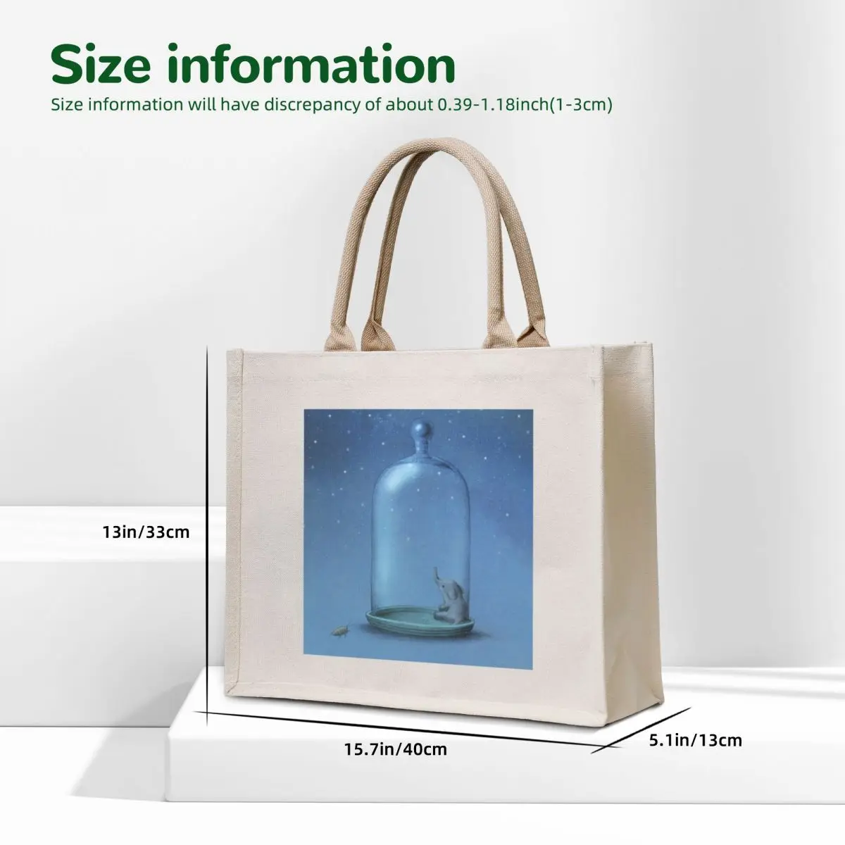 Фото The Barnabus Project - Nothing Is Impossible Tote Bag, роскошные женские сумки для женщин, холщовые сумки №5