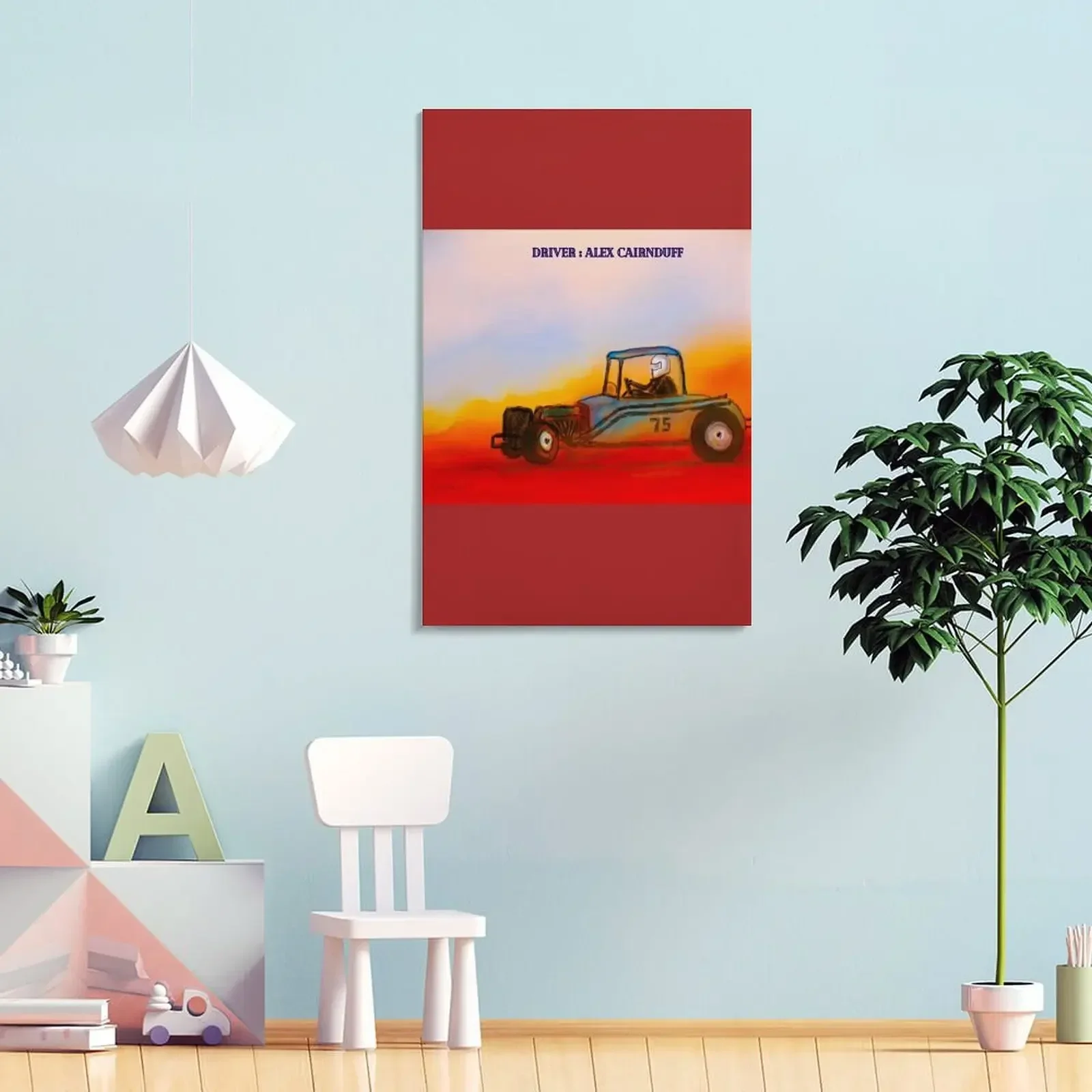 Фото Супер модифицированная картина на холсте Claremont Speedway, настенный декор, украшение на стену, украшение для дома №5
