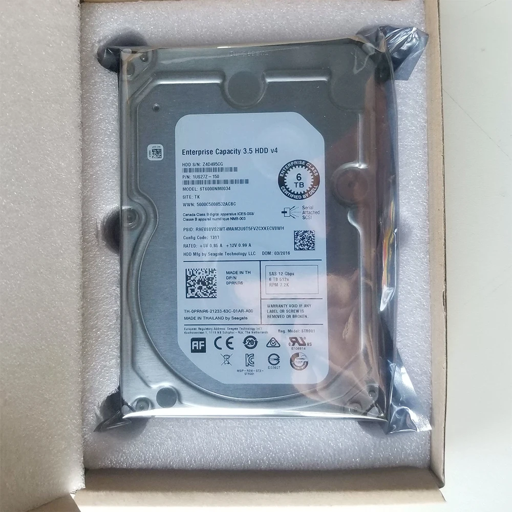 Фото Для ST6000NM0034 6T SAS 3,5 ''7,2 K 12GB CA07670-E613 111-01764 111-01125 AS1000G6 AS500H HDD жесткий диск №2