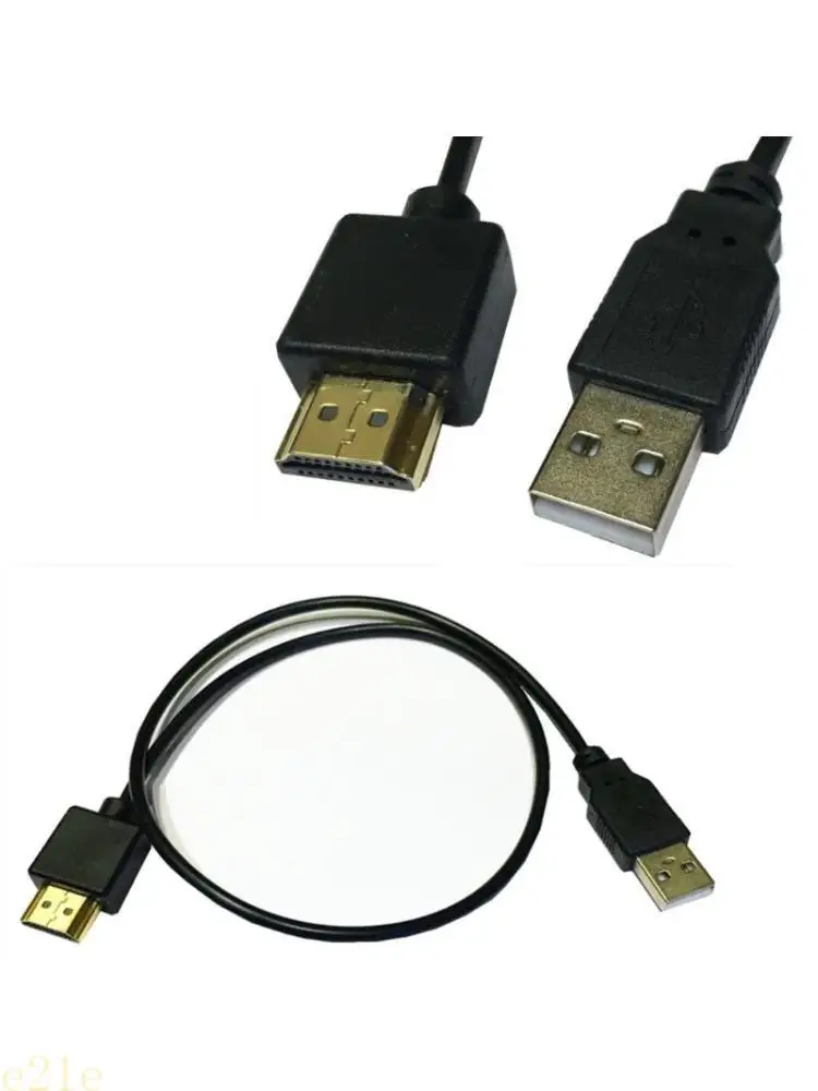 E21E 0,5 м USB 2,0 HDMICALIBLICE MALE CABLE -SABLEST FIRTEAR и Временное использование