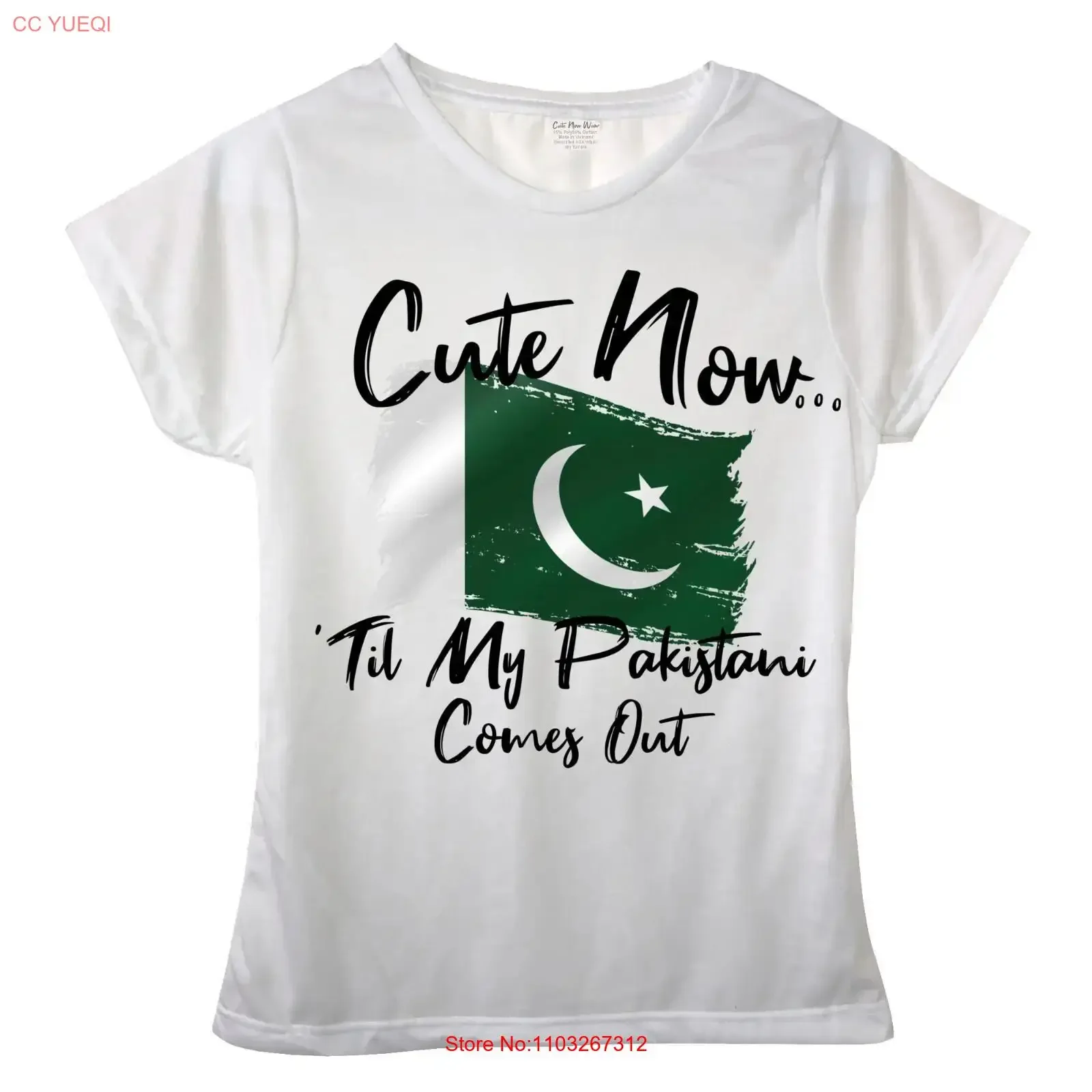 Милая футболка с флагом Пакистана «Til My Pakistani» для девочек, винтажная потертая футболка унисекс, растянутая, мягкая, дышащая