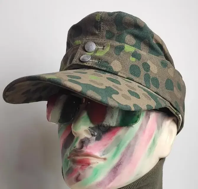 Немецкая камуфляжная горная шляпа Pea Camo DOT-44 Camo M43 Mountain Hat