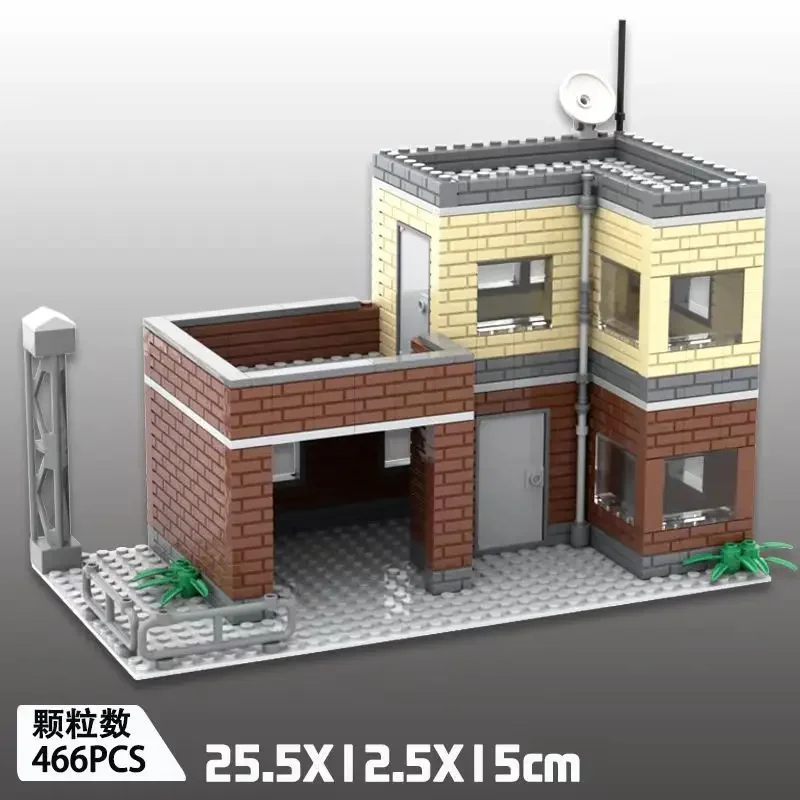 Фото Военные MOC WW2, боевое поле, руины, Хайленд, боевая сцена, строительные блоки, игрушки для детей, взрослых, друзей, подарок, кирпич №4