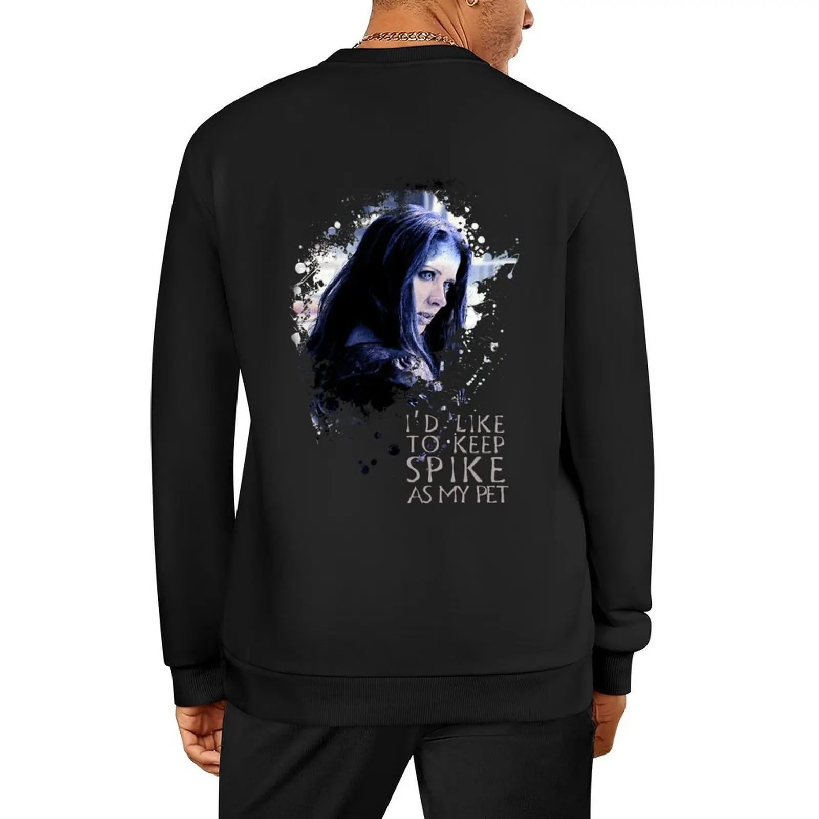 Illyria-I'd Like To Keep Spike As My Pet пуловер корейская осенняя одежда корейская одежда мужская одежда толстовки