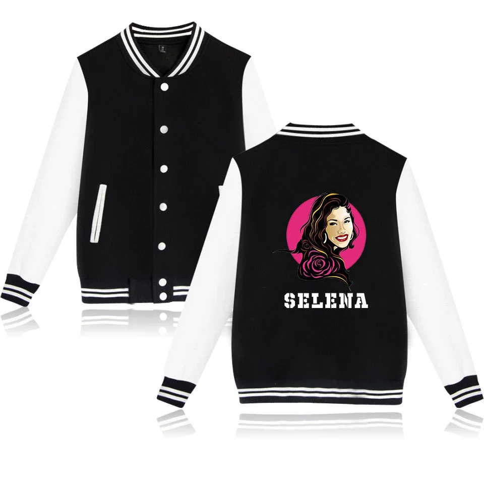 Бейсбольная Униформа Selena quintilla, флисовая куртка для женщин и мужчин, уличная одежда, толстовка в стиле хип-хоп с длинным рукавом, свитшоты, повседневная спортивная одежда