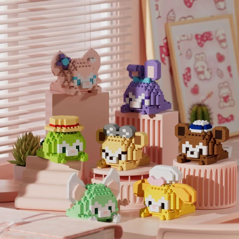 Фото Конструктор MINISO Disney Sanrio детский, аниме-персонажи из мультфильма, маленькие строительные модели, игрушки, оптовая продажа, подарки для детей №3