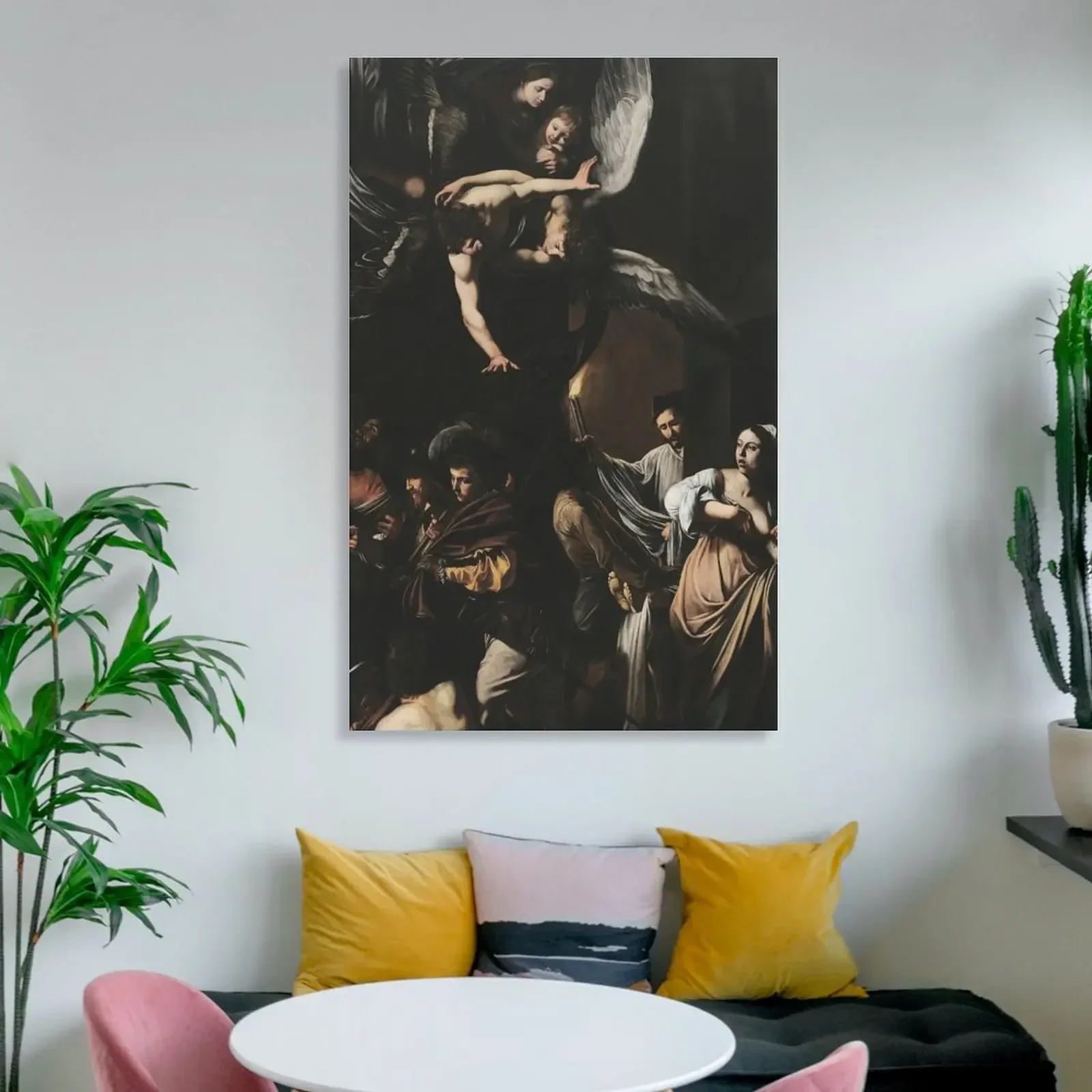 Caravaggio-Семь актов милосердия-Большее искусство холст картина украшение дома роскошное украшение гостиной аниме декор комнаты (art.: 3920d15da9471) - 3920d15da9471