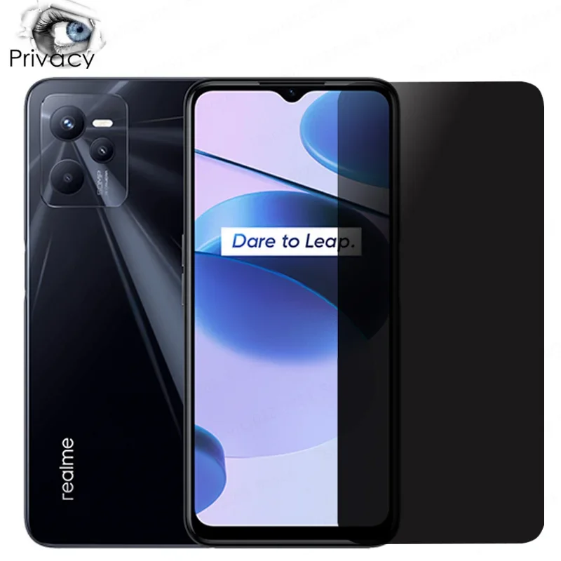 3D защитные пленки для экрана Realme C35 q3s C11 C21Y C25Y C25S C31 Антишпионская защита для Narzo 20 30 Pro 50A 50i Prime
